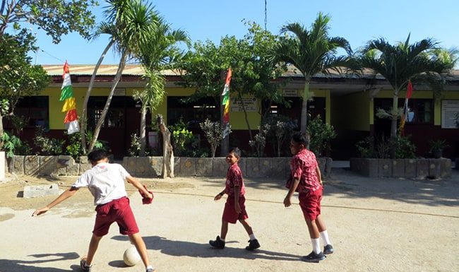 Semester Genap Dimulai, Sekolah di Kota Kupang Masih Terapkan PJJ Aktivitas anak-anak SDK St Yoseph 04 Kupang sebelum pandemi Covid-19.