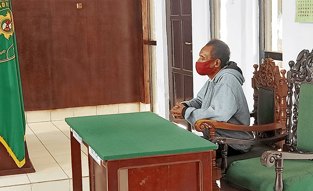 Penyerobot Tanah Polres Nagekeo Divonis 1 Bulan Kurungan Penjara Markus Usu