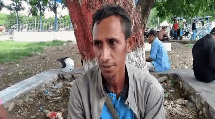 Uangnya Hilang Rp 20 Juta, Pasutri Ini Malah Dilaporkan Ke Polisi Bruno Atok saat memberi keterangan kepada wartawan di Betun, Malaka.
