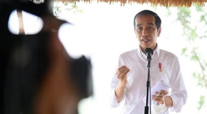 Jokowi Resmikan Bendungan Napun Gete Presiden Jokowi (Foto: Muchlis Jr/Biro Pers Sekretariat Presiden)