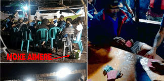 Sebelum Diperkosa, Korban dan Pelaku Ikut Pesta Bersama Kades Warupele I Warga sedang minum moke Aimere, kades main judi