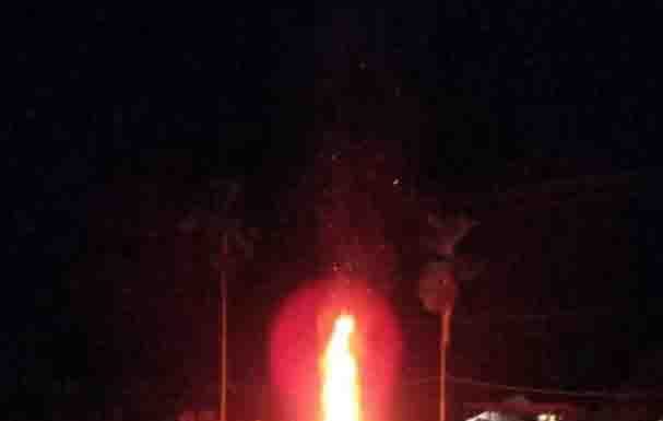 Api Unggun Malam Paskah di Stasi Santo Joseph Berwujud Bunda Maria Penampakan Bunda Maria
