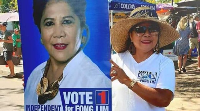 Hasil Pemilihan Wali Kota Darwin, Calon Asal NTT Raih Posisi Kedua Amye Un, calon wali kota Darwin asal Kabupetan TTU, Provinsi NTT