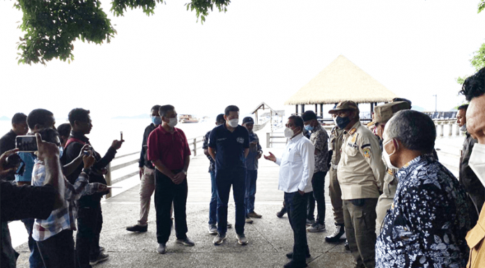 KPK Dukung Pemkab Manggarai Barat Tertibkan Aset Bermasalah Penertban aset bermasalah di Labuan Bajo. (Foto: dokumentasi KPK)