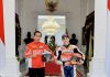Kesan Pembalap MotoGP Bertemu Presiden Jokowi Presiden Joko Widodo bersama Marc Marquez.