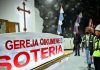 Jokowi dan Iriana Kunjungi Gereja dan Masjid Bawah Tanah Gereja Oikumene Soteria terletak di dalam tanah di Deep Mill Level Zone (DMLZ), kawasan PT Freeport Indonesia, Papua.