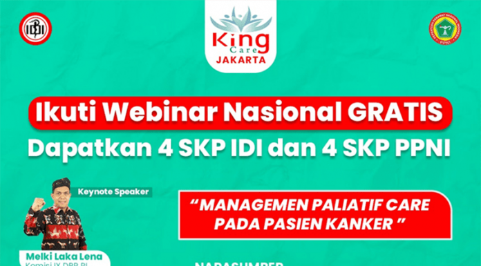 Yuk.. Ikut Webinar King Care Jakarta, Sponsor Bakal Bagi-Bagi Voucher Menarik webinar ini secara khusus menyasar para tenaga kesehatan yakni dokter dan perawat di seluruh Indonesia.