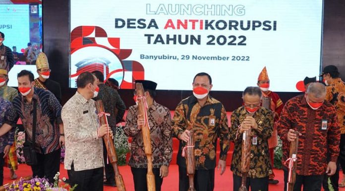 KPK Luncurkan 10 Desa Antikorupsi 2022 peluncuran Desa Antikorupsi 2022