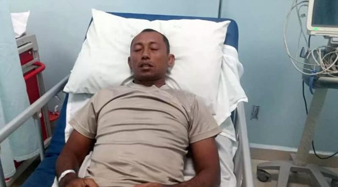Anggota Polisi Ini Ngaku Dipukul Kapolres Hingga Mulut Pecah Bripka Samsul Risal di RS Siloam Labuan Bajo, Mabar.