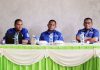 Demokrat Konsolidasi, Tiga Anggota DPRD Lembata Terancam Di PAW foto dari kiri: Sekretaris DPC PD Lembata (Kaidir Maha), Ketua DPC PD Lembata (Paskalis Laba Witak), Wakil Ketua IV PD Provinsi NTT (Thomas Ola Langoday).