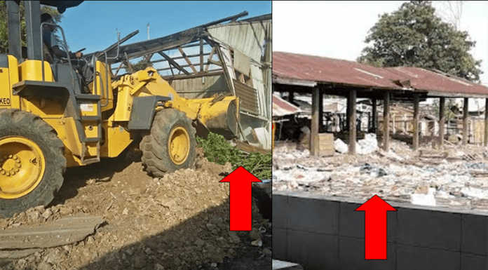 Kasus Pasar Danga Dialihkan Ke Framing Kapolres Tancap Sangkur Pembongkaran 4 gedung Pasar Danga pada tahun 2019.