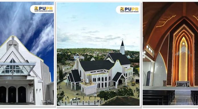 PUPR Rampungkan Pembangunan Gereja Katedral Kupang Gereja Katedral Kupang