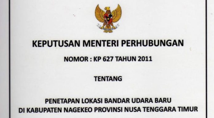 SK Menteri Perhubungan Tentang Penlok Bandara Surabaya II