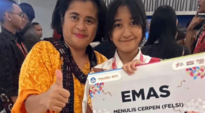 SMAK Giovanni Raih Medali Emas Lomba Cerpen FLS2N 2023 SMAK Giovanni Kupang