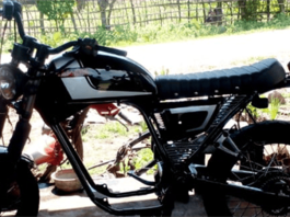 Sepeda motor ini yang telah dicuri orang tak dikenal, Kamis (23/11/23) dini hari.