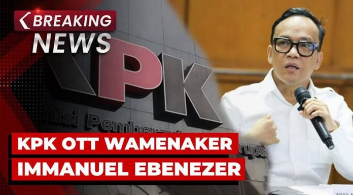 Immanuel Ebenezer di OTT KPK Karena Kasus Pemerasan
