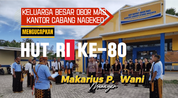 17 Ton Beras Bulog Terjual di Operasi Pasar Murah Polres Nagekeo