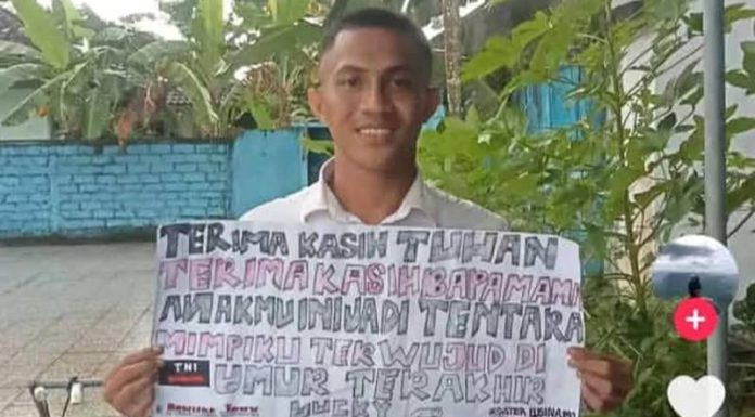 Kodam IX Janji Tindak Tegas Pelaku Penganiayaan Prada Lucky Prada Lucky Chepril Saputra Namo semasa hidup