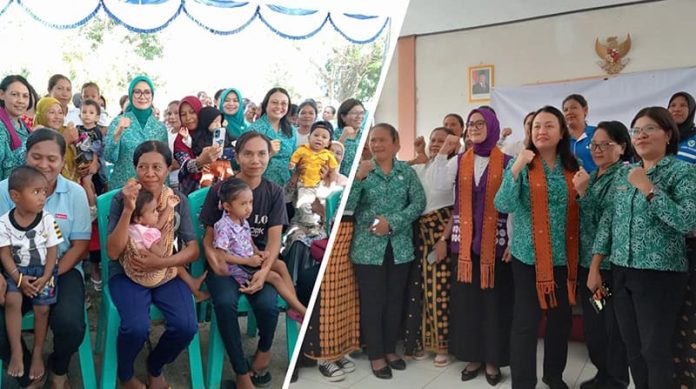 Yane Ardian Arya Bima saat memberi penguatan peran Posyandu sebagai garda terdepan pelayanan kesehatan masyarakat di Kelurahan Danga, Kecamatan Aesesa, Kabupaten Nagekeo.