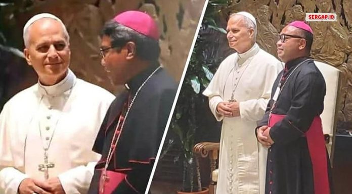 Empat Uskup Bertemu Paus: Perjumpaan Penuh Makna Spiritual Paus Leo XIV bersama Uskup Agung Ende dan Uskup Labuan Bajo