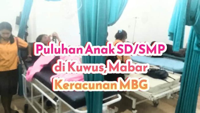 Puluhan Anak SD dan SMP di Kuwus, MAnggarai Barat, NTT, keracunan MBG.