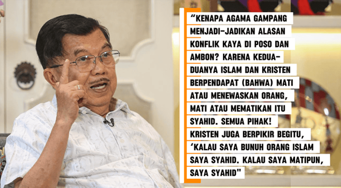 Ucapan yang Menyulut: JK Dikritik, GAMKI Ambil Langkah Hukum