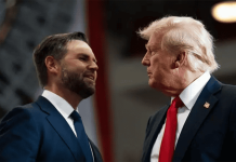 21 Jam Negosiasi Sia-sia, AS-Iran Gagal Sepakat Soal Nuklir dan Perang Presiden AS, Donald Trump, bersama Wapres AS, JD Vance.