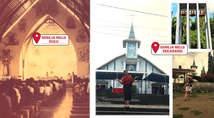 105 Tahun Gereja Nelle: Dari Darah Martir hingga Tumbuhnya Iman di Tanah Flores Gereja Nele dulu dan sekarang!