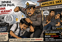 Sang Ayah Pingsan usai Anaknya Dipukul dan Dicekik Oknum Satlantas Polres Sikka
