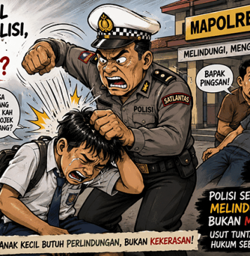 Sang Ayah Pingsan usai Anaknya Dipukul dan Dicekik Oknum Satlantas Polres Sikka