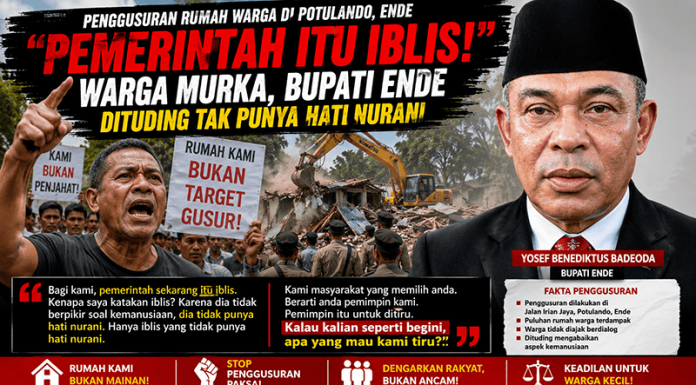 Hanya Iblis yang Tak Punya Nurani, Kritik Pedas untuk Bupati Ende