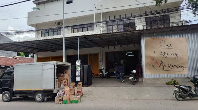 Harga Elpiji Non Subsidi di Kupang Naik 108 Persen, Ini Penyebabnya! toko CV GSJ di Jalan Soeharto, Kelurahan Oepura, Kota Kupang