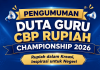 20 Guru Lolos Seleksi Tahap I Duta Guru CBP Rupiah Championship 2026