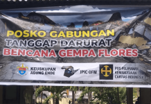 Inilah Posko Bantuan Gempa Flores Keuskupan Agung Ende