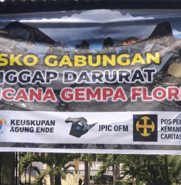 Inilah Posko Bantuan Gempa Flores Keuskupan Agung Ende